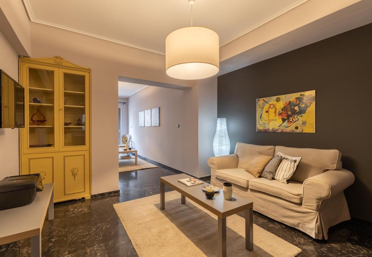 Tranquil Central Apt, Behind Athens Caravel Area מראה חיצוני תמונה