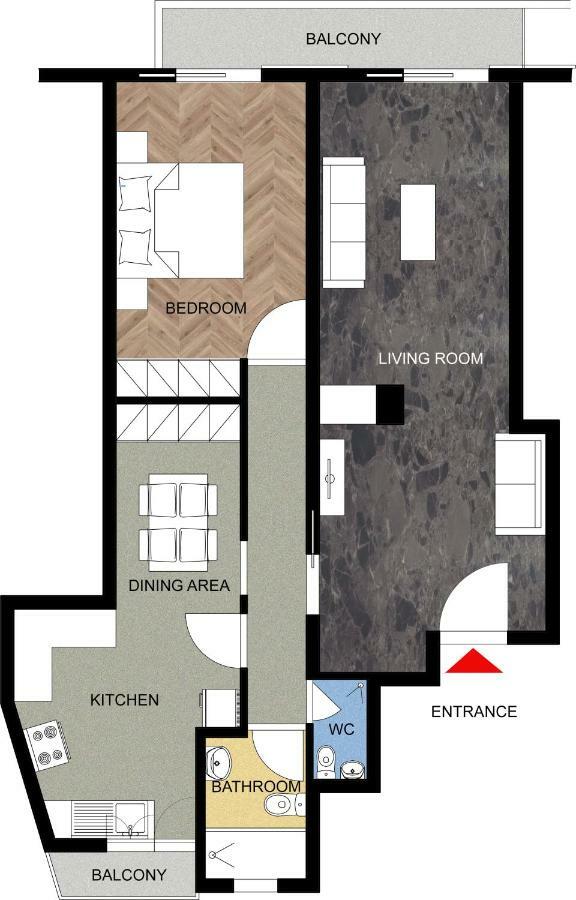 Tranquil Central Apt, Behind Athens Caravel Area מראה חיצוני תמונה