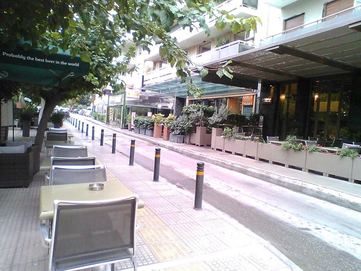 Tranquil Central Apt, Behind Athens Caravel Area מראה חיצוני תמונה