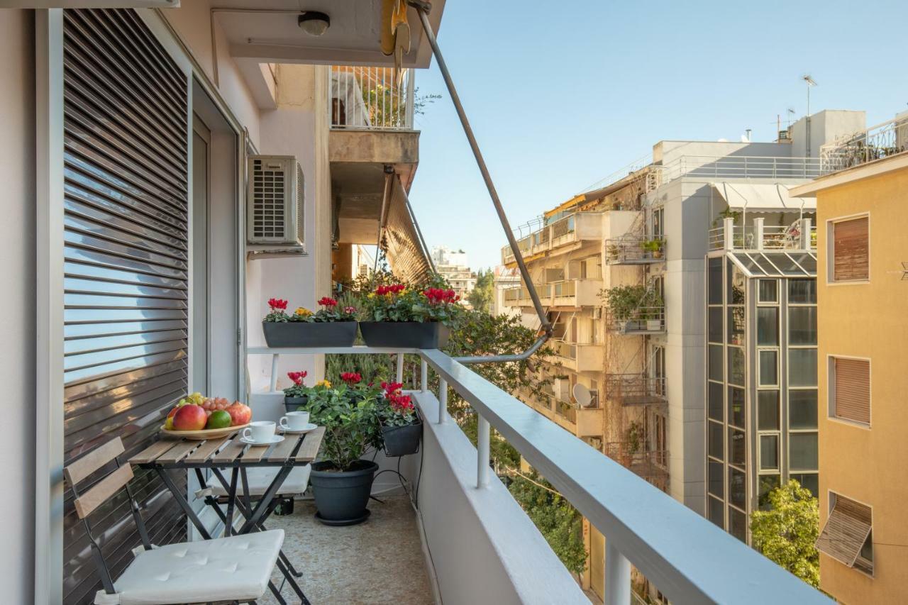 Tranquil Central Apt, Behind Athens Caravel Area מראה חיצוני תמונה